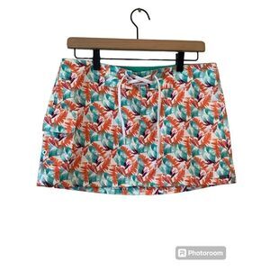 Carve Design Womens Mini Skirt Size 4 Floral Hawaiian Tropical Design